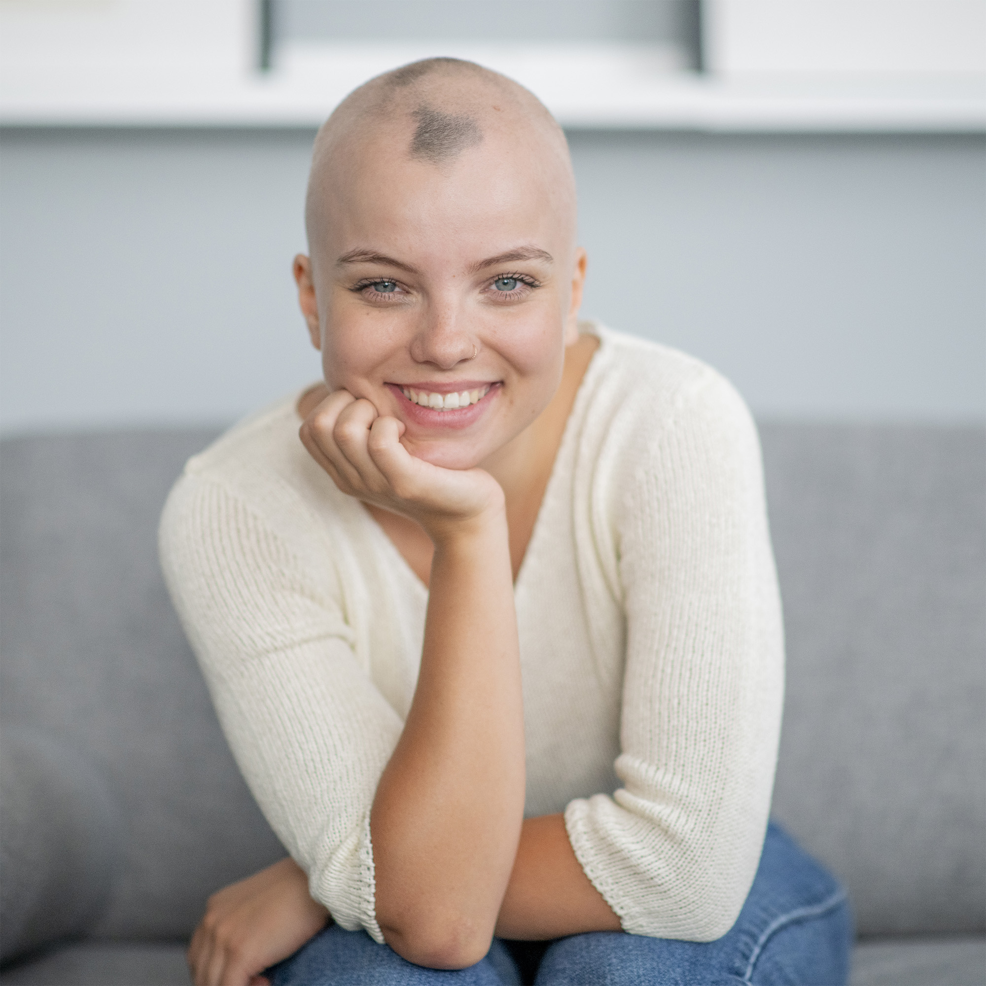 young woman cancer survivor